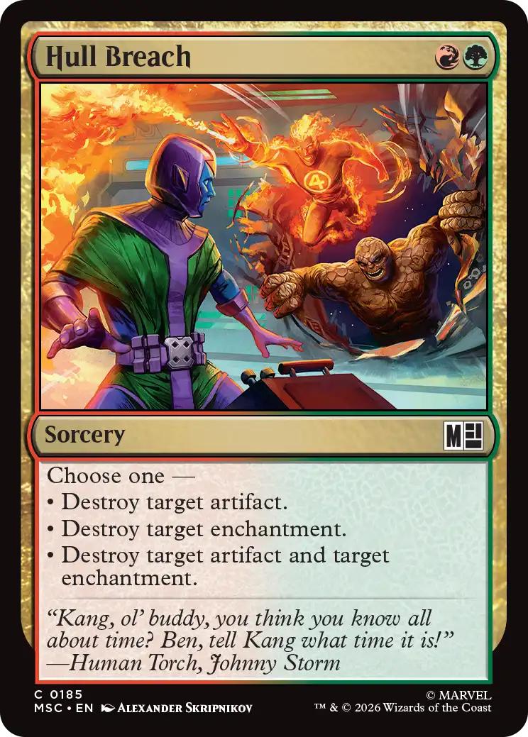 Hull Breach [185] [Marvel Super Heroes: Commander] [Non-Foil]