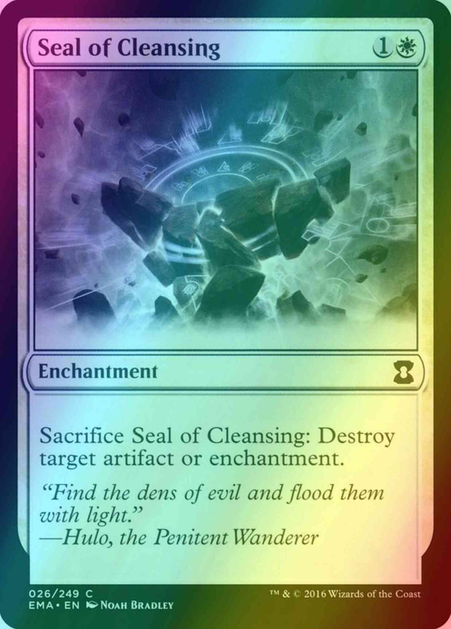 Seal of Cleansing [26] [Eternal Masters] [Foil]