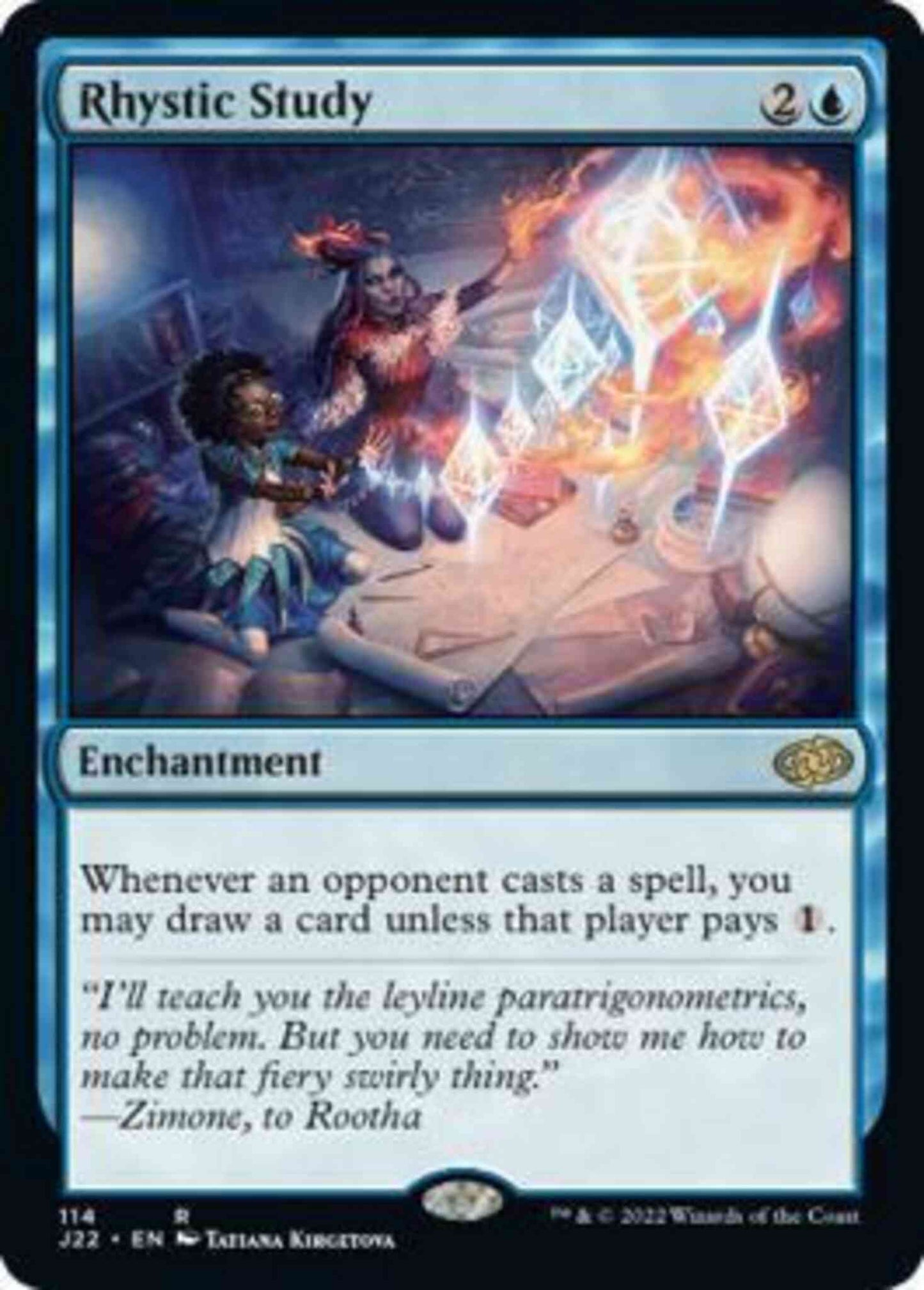 Rhystic Study [114] [Jumpstart 2022] [Non-Foil]