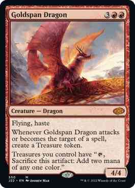 Goldspan Dragon [550] [Jumpstart 2022] [Non-Foil]