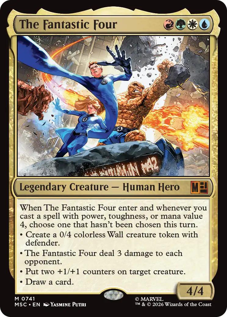 The Fantastic Four [741] [Jumpstart] [Marvel Super Heroes: Commander] [Non-Foil]