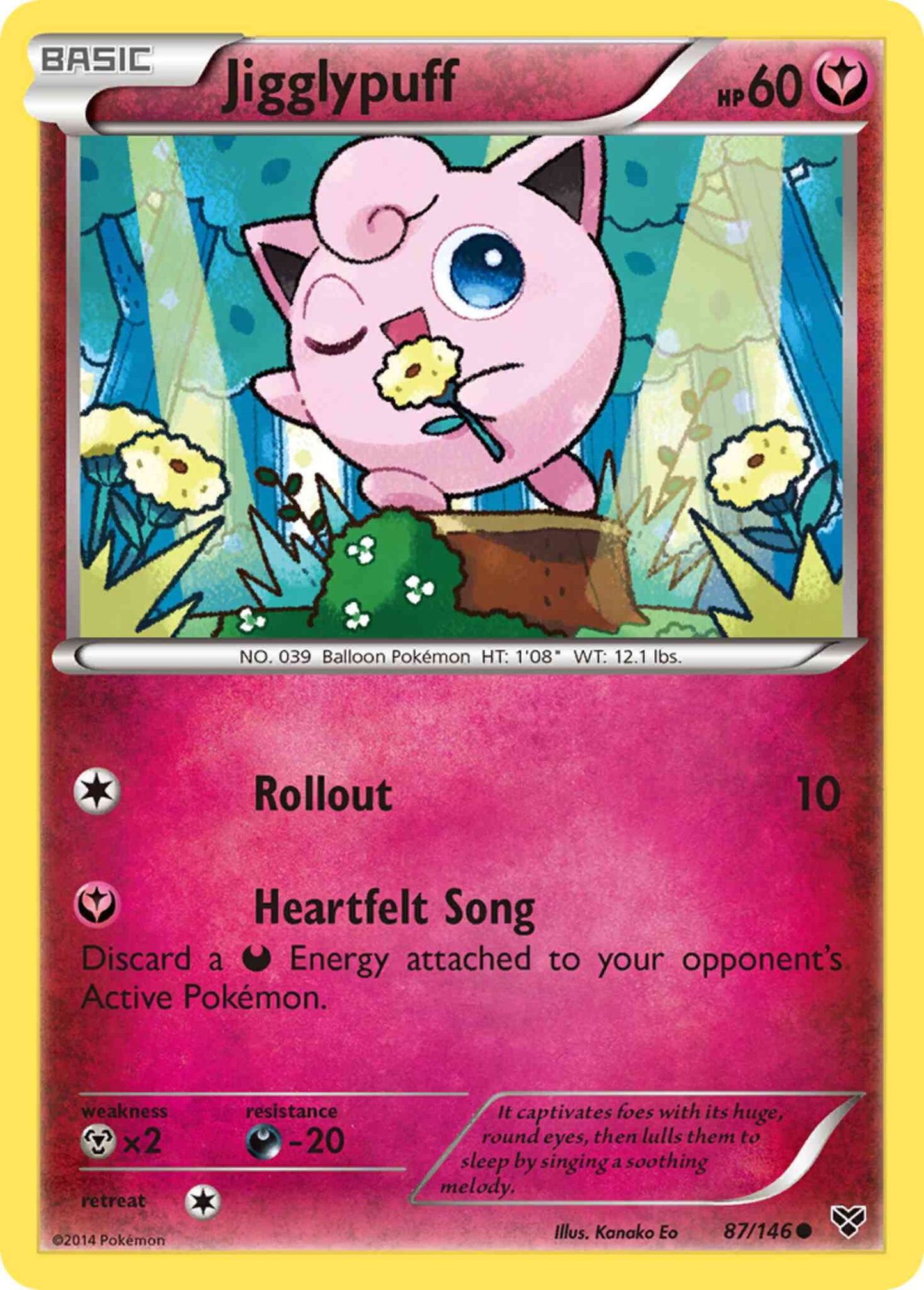 Jigglypuff - 87/146 - Common [xy1-87] [Non-Holo]