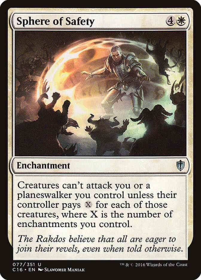 Sphere of Safety [77] [Commander 2016] [Non-Foil]