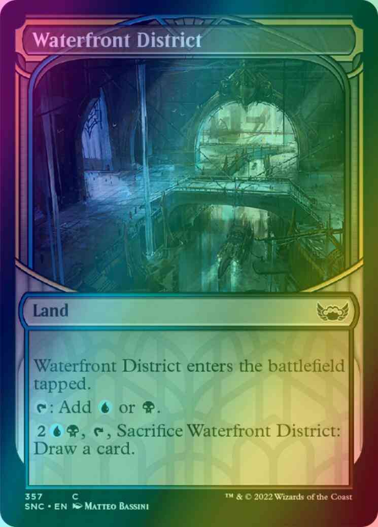 Waterfront District [357] [Skyscraper Showcase] [Streets of New Capenna] [Foil]