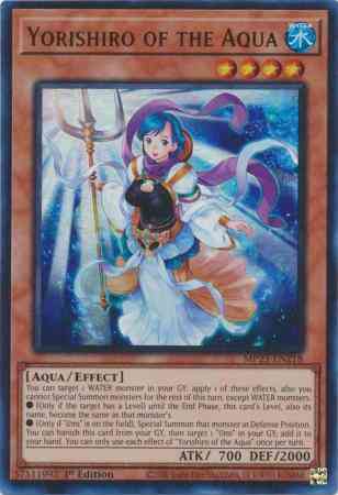 Yorishiro of the Aqua - MP23-EN218 - Ultra Rare - 1st Edition