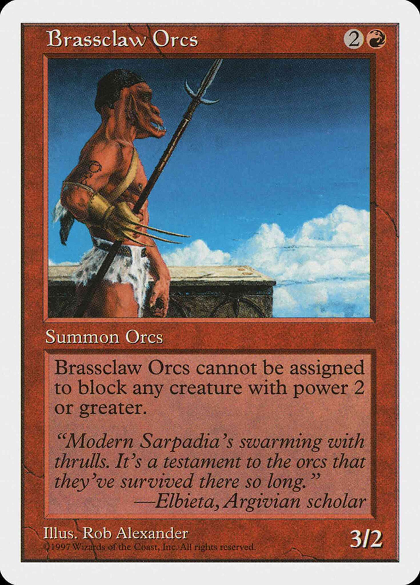 Brassclaw Orcs [213] [Fifth Edition] [Non-Foil]