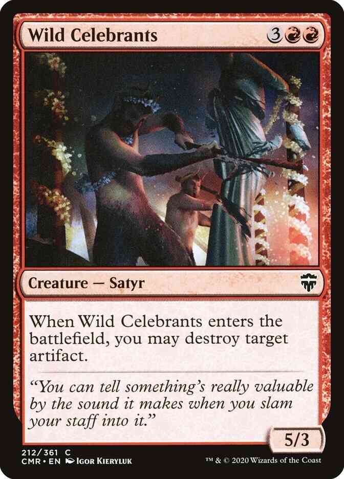 Wild Celebrants [212] [Commander Legends] [Non-Foil]