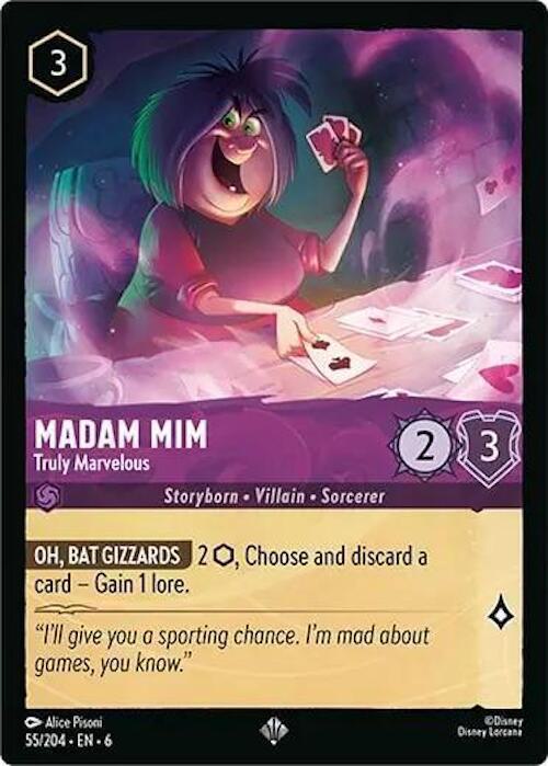 Madam Mim - Truly Marvelous - 55/204 [Azurite Sea] [Non-Foil]