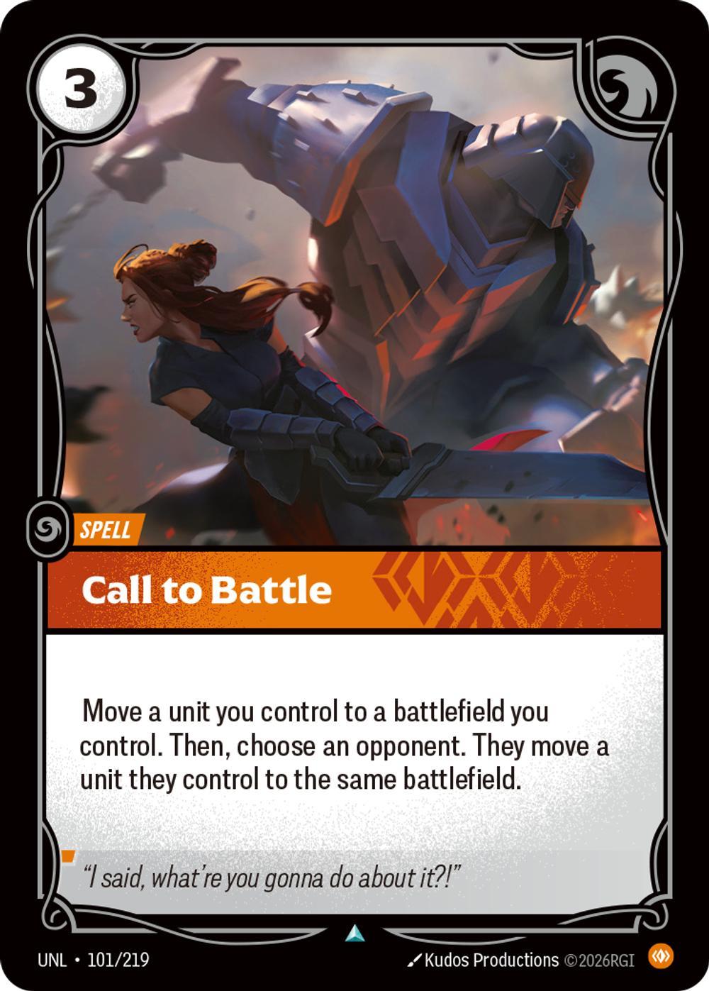 Call to Battle - 101/219 [Unleashed] [Non-Foil]