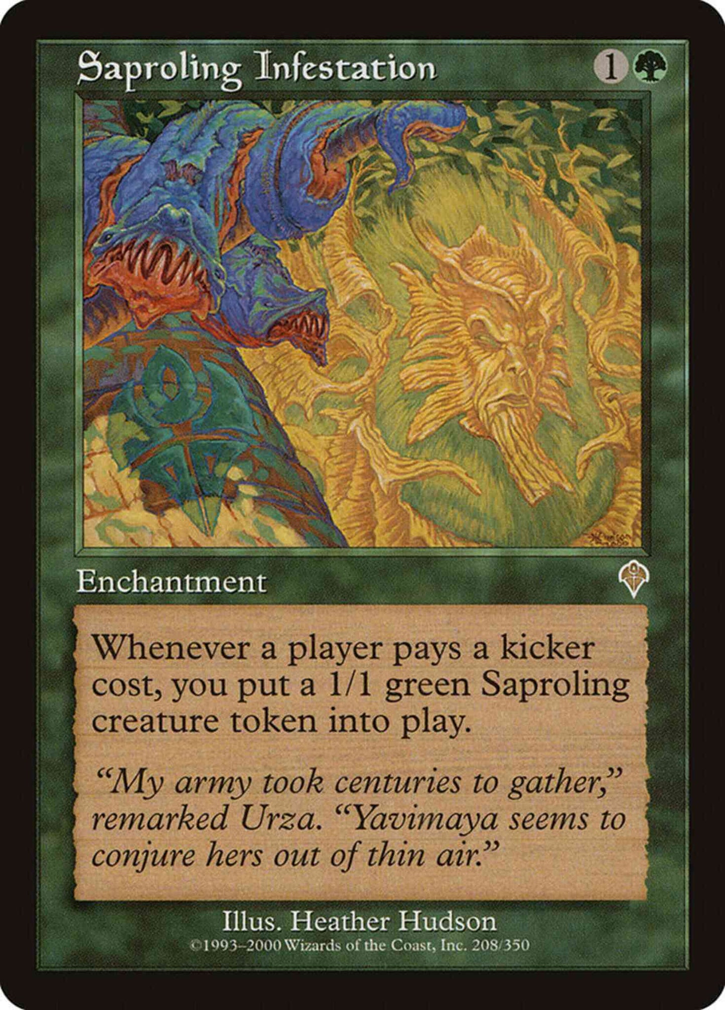 Saproling Infestation [208] [Invasion] [Non-Foil]