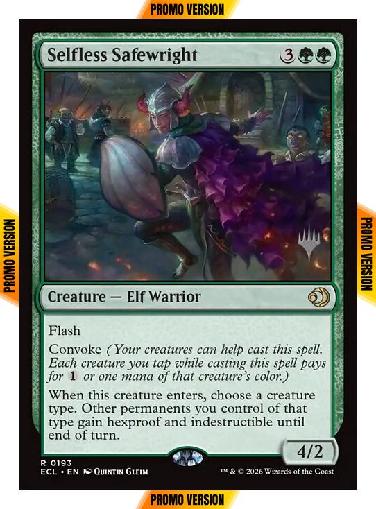 Selfless Safewright [193p] [Promo Pack] [Lorwyn Eclipsed: Promos] [Non-Foil]