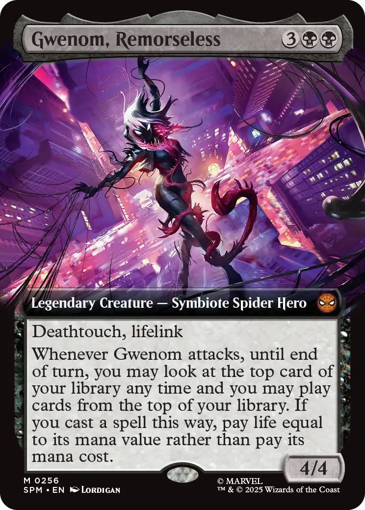 Gwenom, Remorseless [256] [Extended Art] [Marvel's Spider-Man] [Non-Foil]