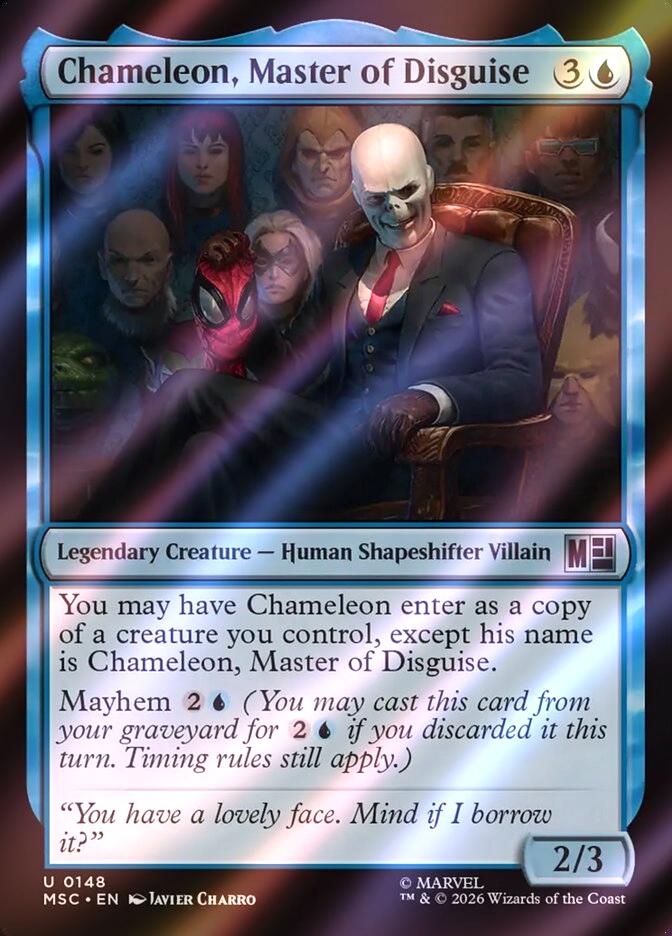 Chameleon, Master of Disguise [148] [Marvel Super Heroes: Commander] [Surge Foil]