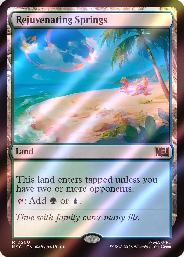 Rejuvenating Springs [260] [Marvel Super Heroes: Commander] [Surge Foil]