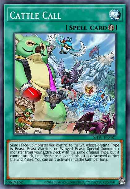 Cattle Call - SHVI-EN081 - Super Rare - 1st Edition