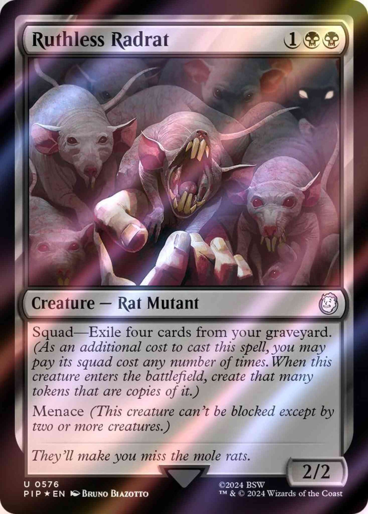 Ruthless Radrat [576] [Fallout] [Surge Foil]