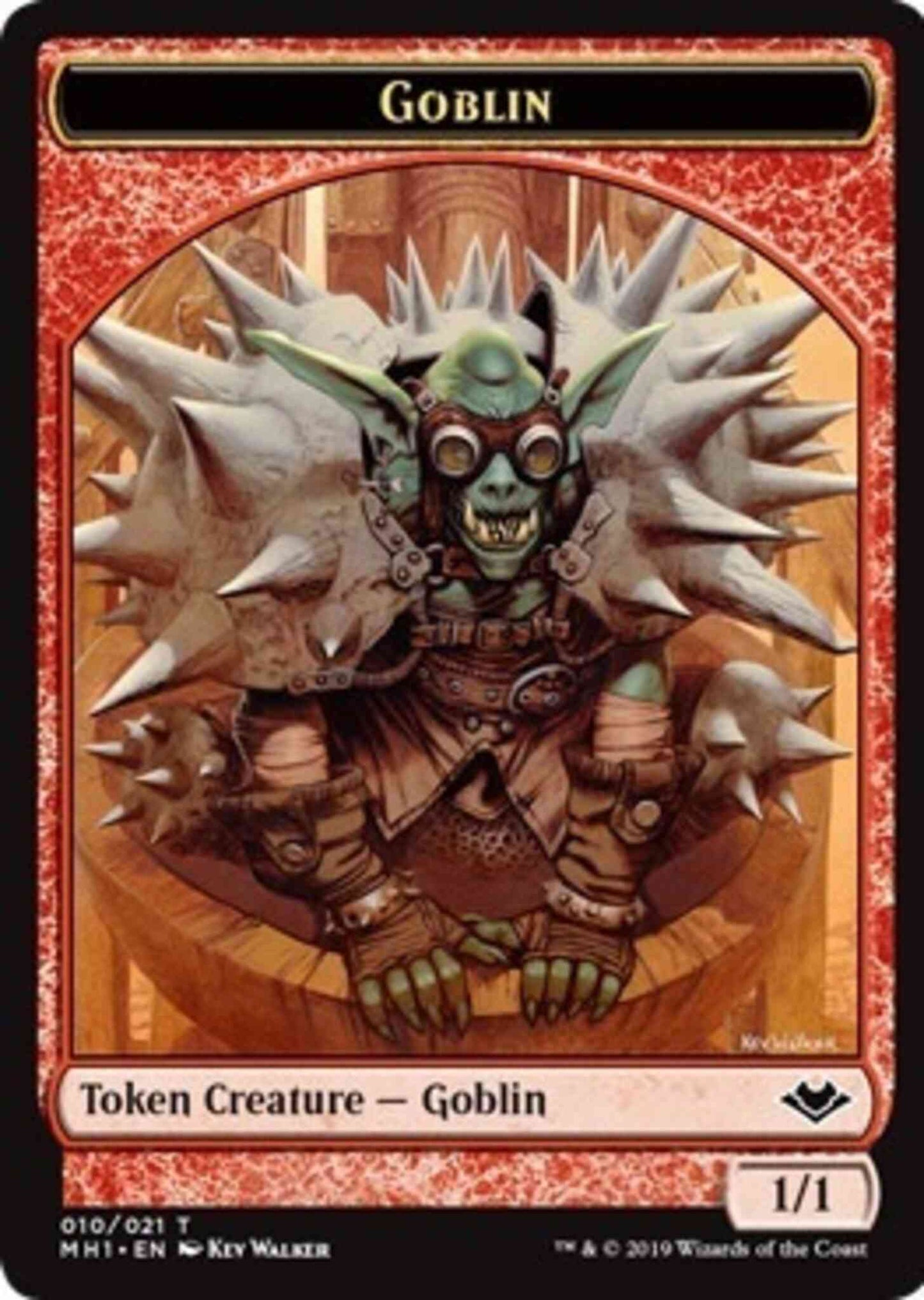 Goblin Token (10) // Serra the Benevolent Emblem (20) [Modern Horizons Tokens] [Non-Foil]