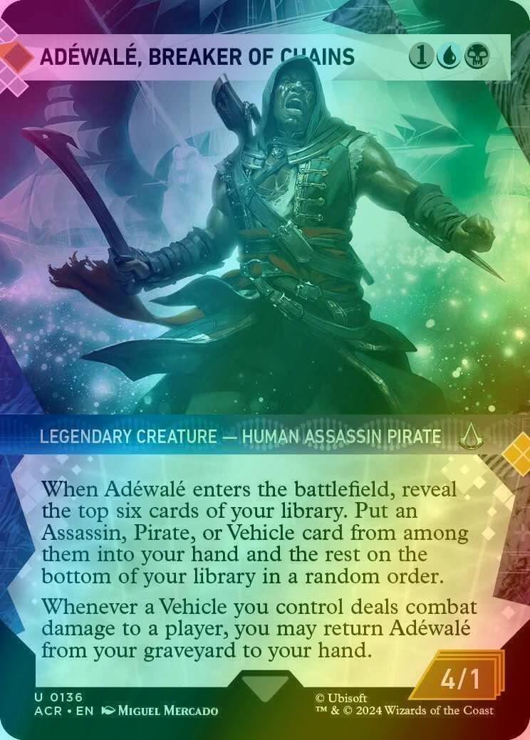 Adéwalé, Breaker of Chains [136] [Memory Corridor Showcase] [Assassin's Creed] [Foil]
