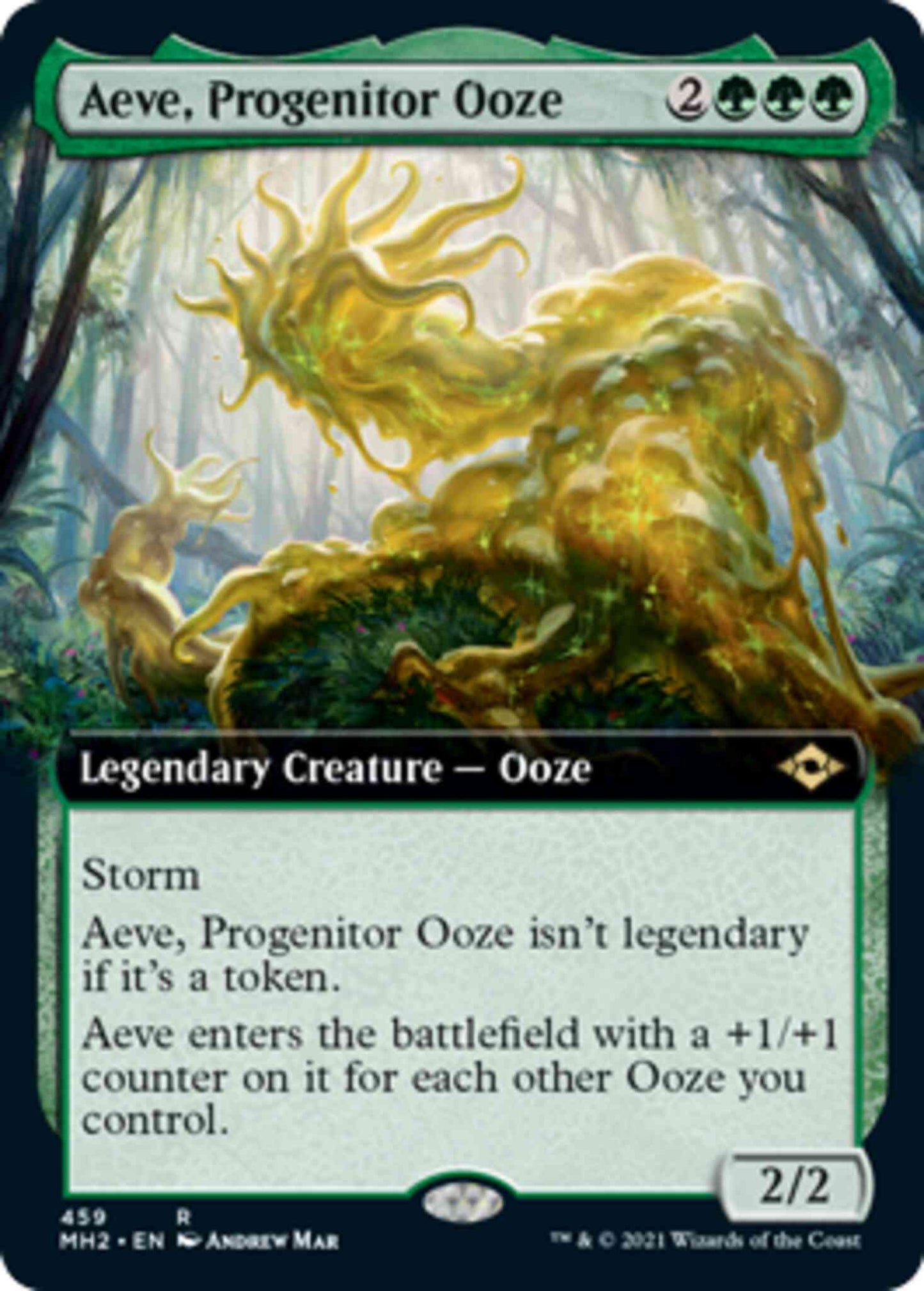 Aeve, Progenitor Ooze [459] [Extended Art] [Modern Horizons 2] [Non-Foil]