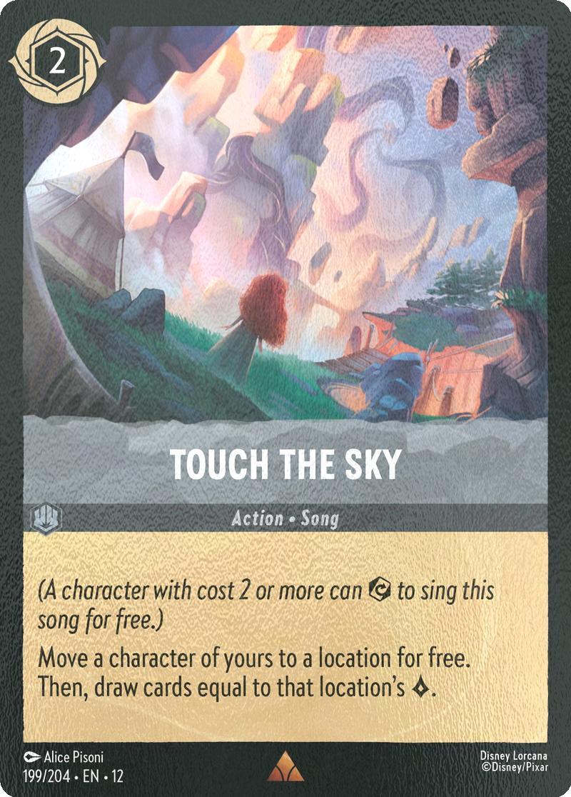 Touch the Sky - 199/204 [Wilds Unknown] [Cold Foil]