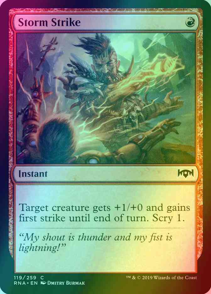 Storm Strike [119] [Ravnica Allegiance] [Foil]
