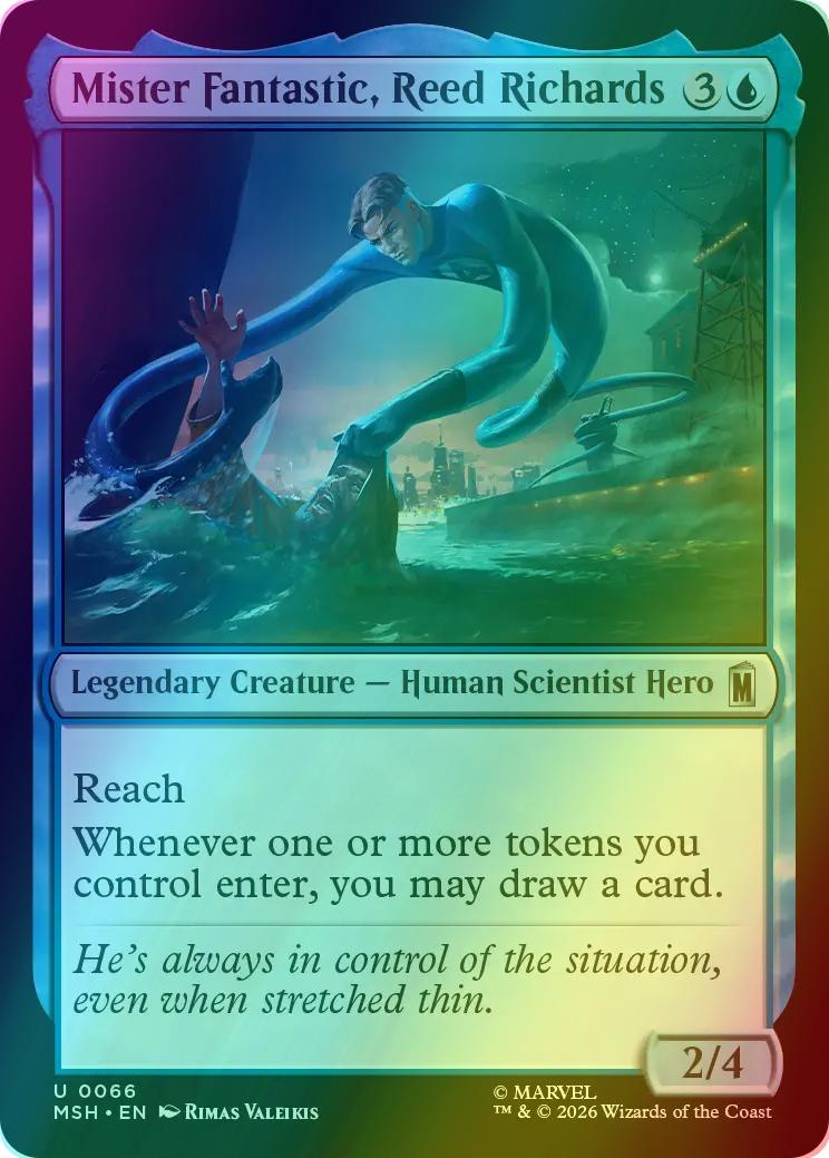 Mister Fantastic, Reed Richards [66] [Marvel Super Heroes] [Foil]