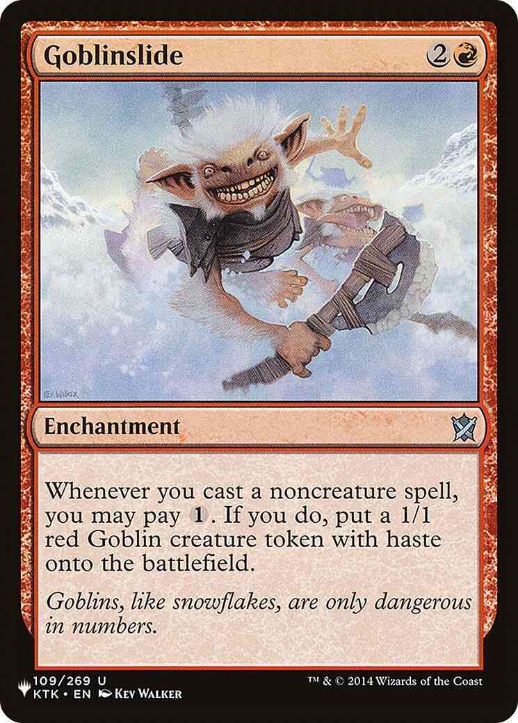 Goblinslide [KTK-109] [The List] [Non-Foil]