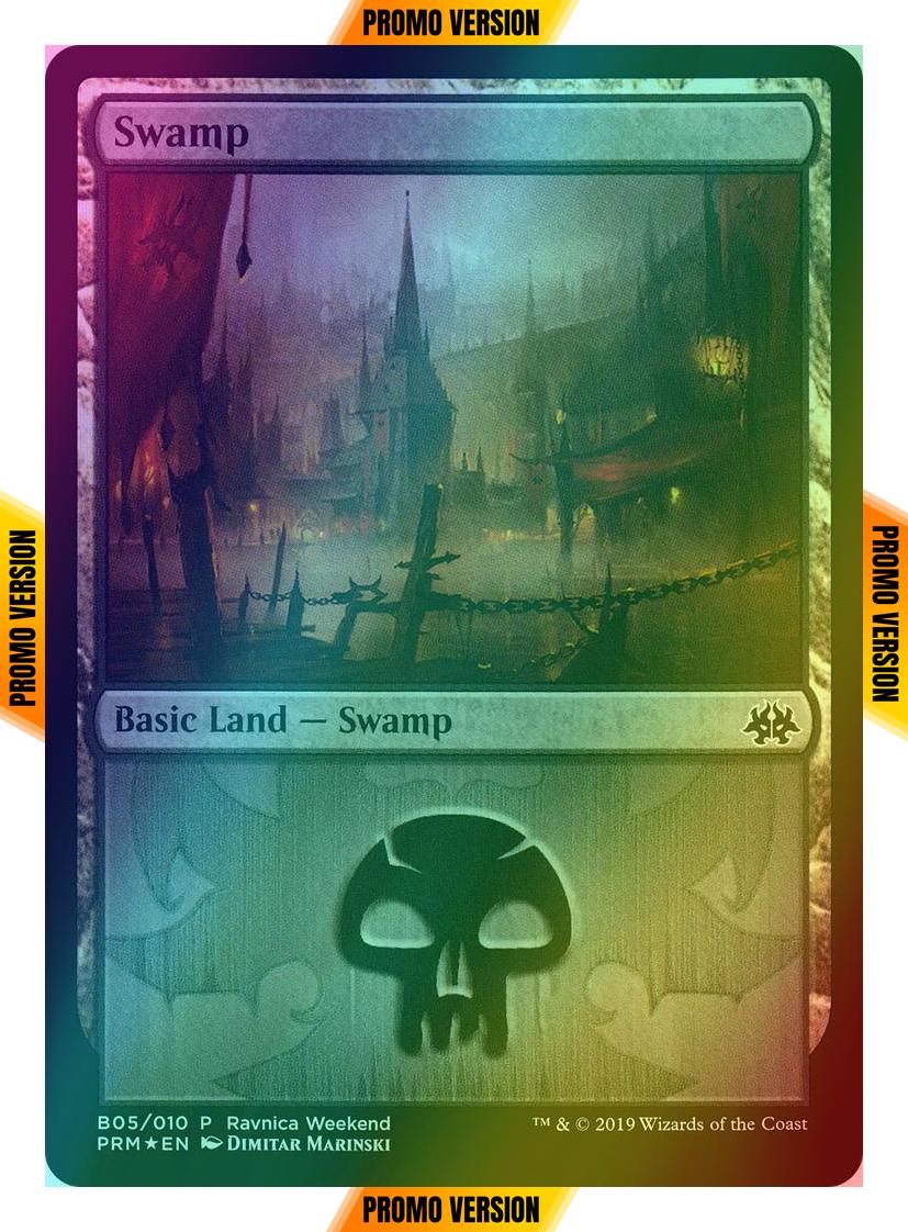 Swamp [B5] [2019] [B05] [Rakdos] [RNA Ravnica Weekend] [Foil]