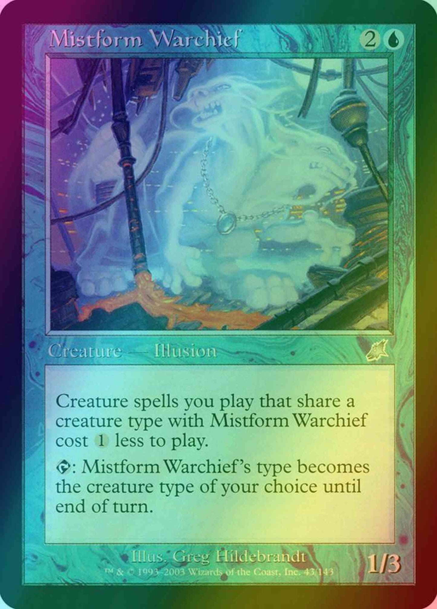 Mistform Warchief [43] [Scourge] [Foil]