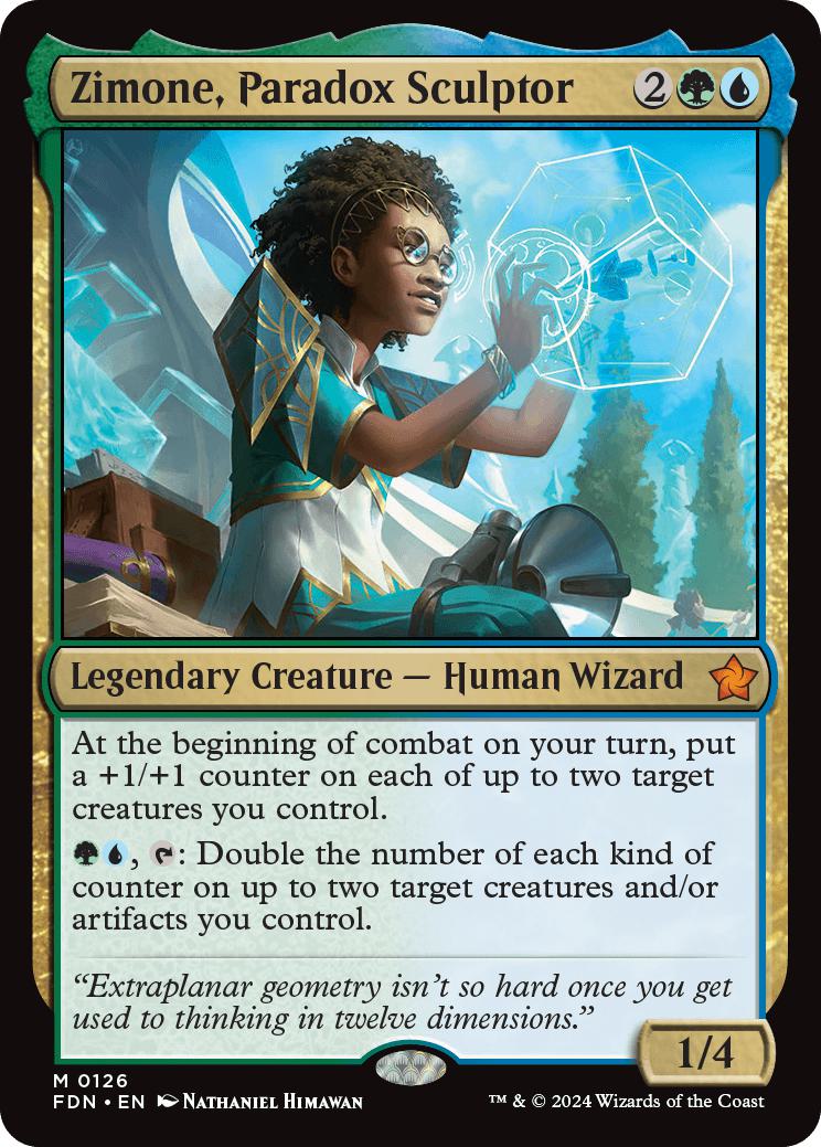 Zimone, Paradox Sculptor [126] [Foundations] [Foil]