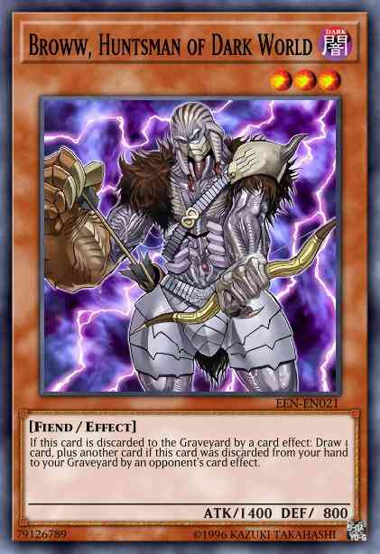 Broww, Huntsman of Dark World - DR04-EN081 - Rare - Unlimited