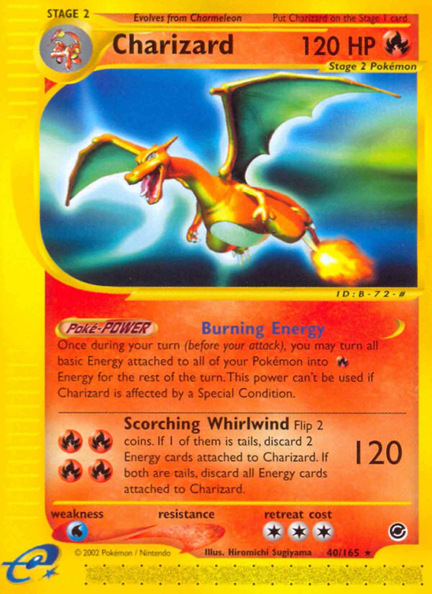Charizard - 40/165 - Rare [ecard1-40] [Non-Holo]