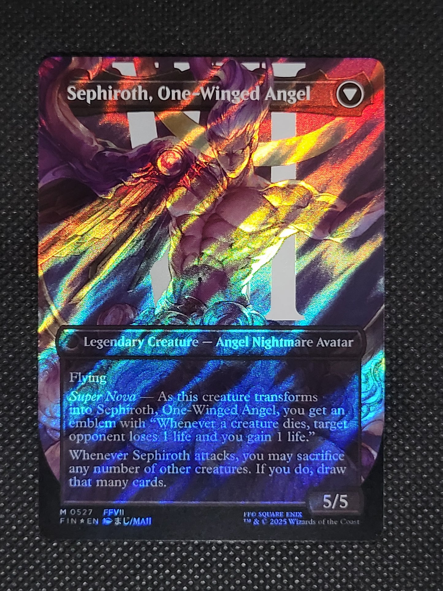 Sephiroth, Fabled SOLDIER // Sephiroth, One-Winged Angel — Borderless|Character|Surge Foil — ID 19713