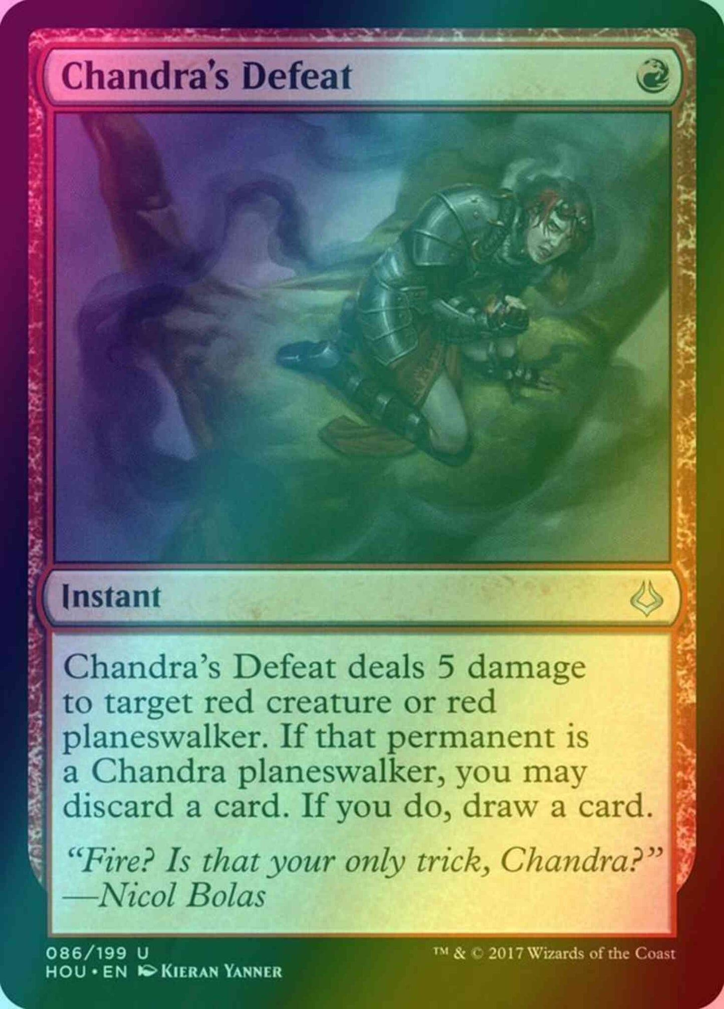 Chandra's Defeat [86] [Hour of Devastation] [Foil]