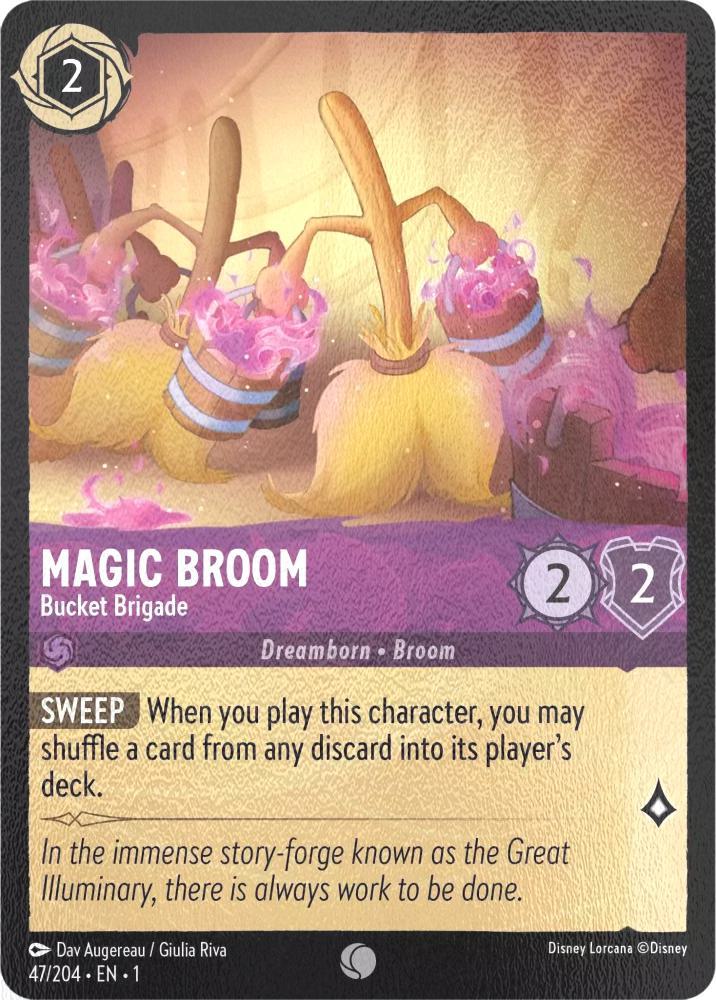 Magic Broom - Bucket Brigade - 47/204 [The First Chapter] [Cold Foil]