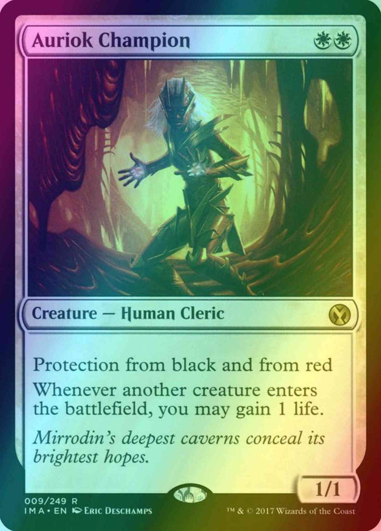 Auriok Champion [9] [Iconic Masters] [Foil]