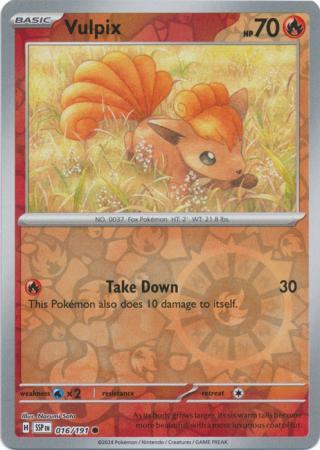 Vulpix - 016/191 - Common [sv08-016] [Reverse Holo]