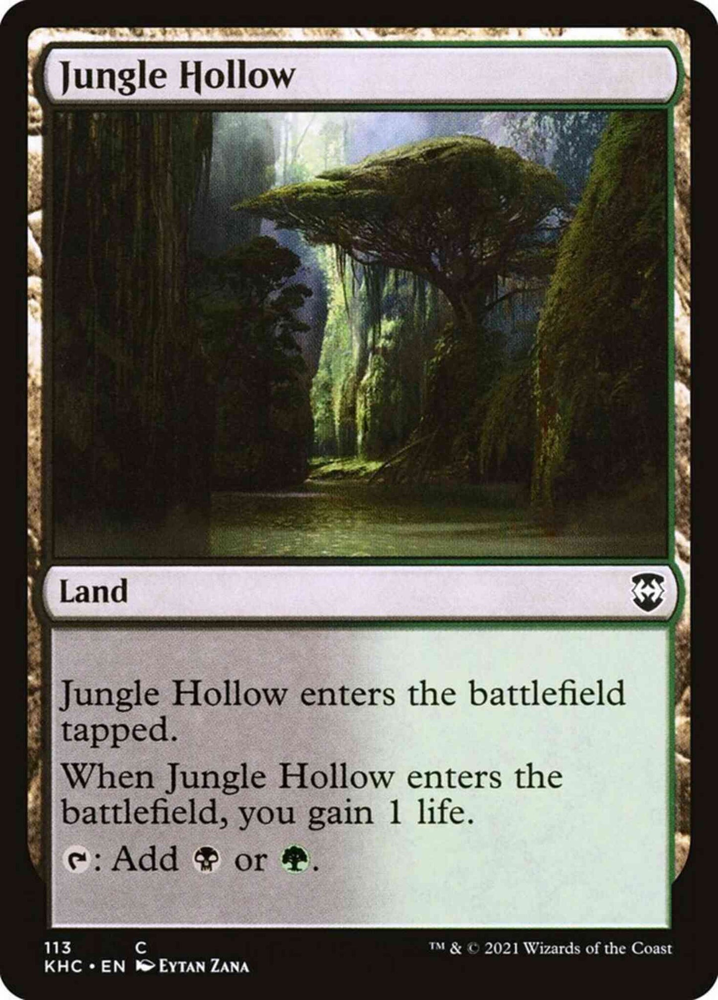 Jungle Hollow [113] [Kaldheim Commander] [Non-Foil]