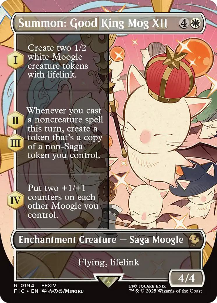 Summon: Good King Mog XII [194] [Borderless] [FINAL FANTASY: Commander] [Non-Foil]