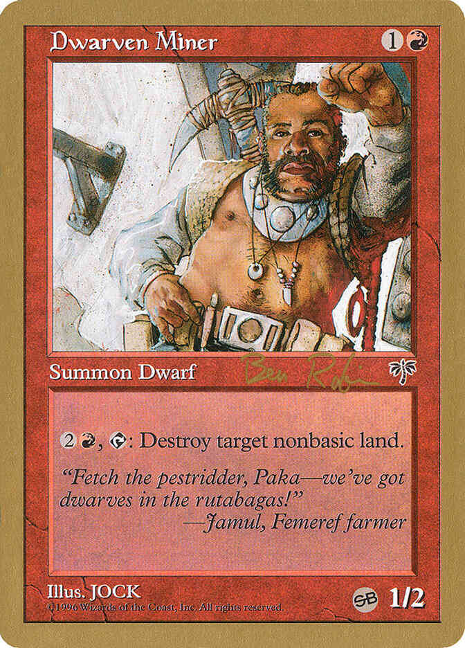 Dwarven Miner [br169sb] [World Championship Decks 1998] [Non-Foil]