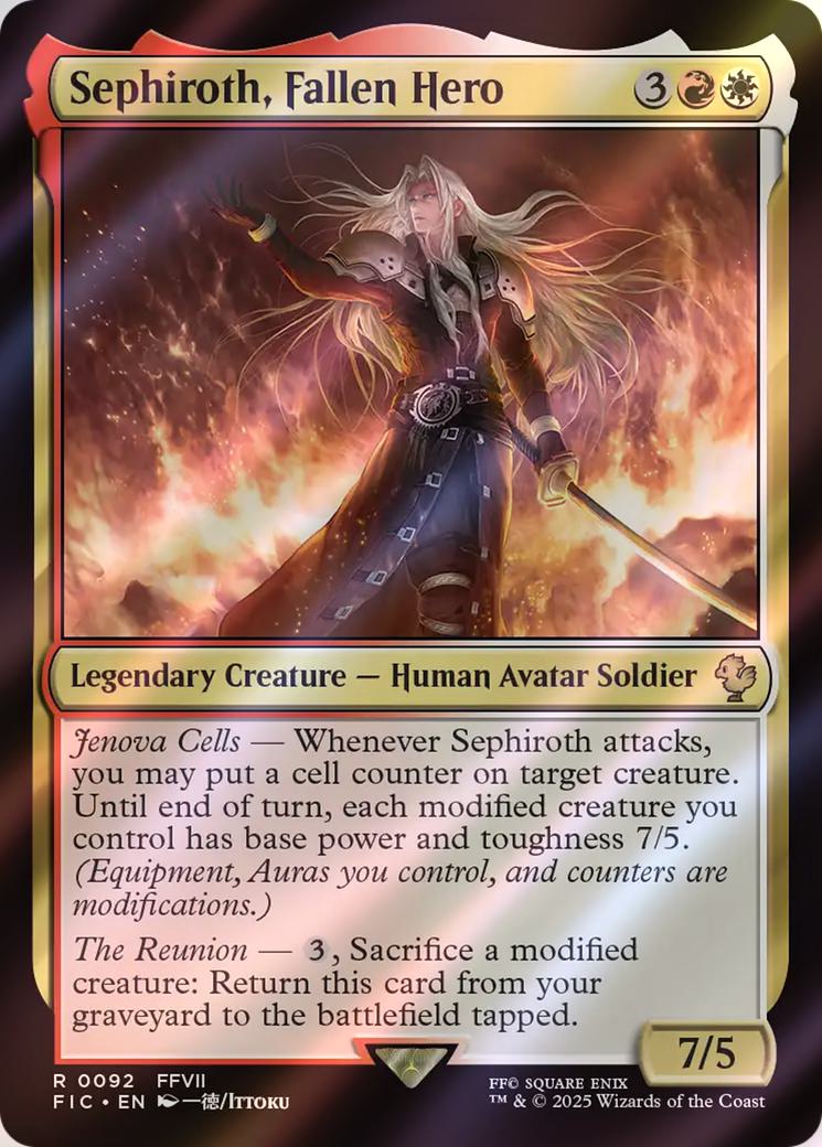 Sephiroth, Fallen Hero [92] [FINAL FANTASY: Commander] [Surge Foil]