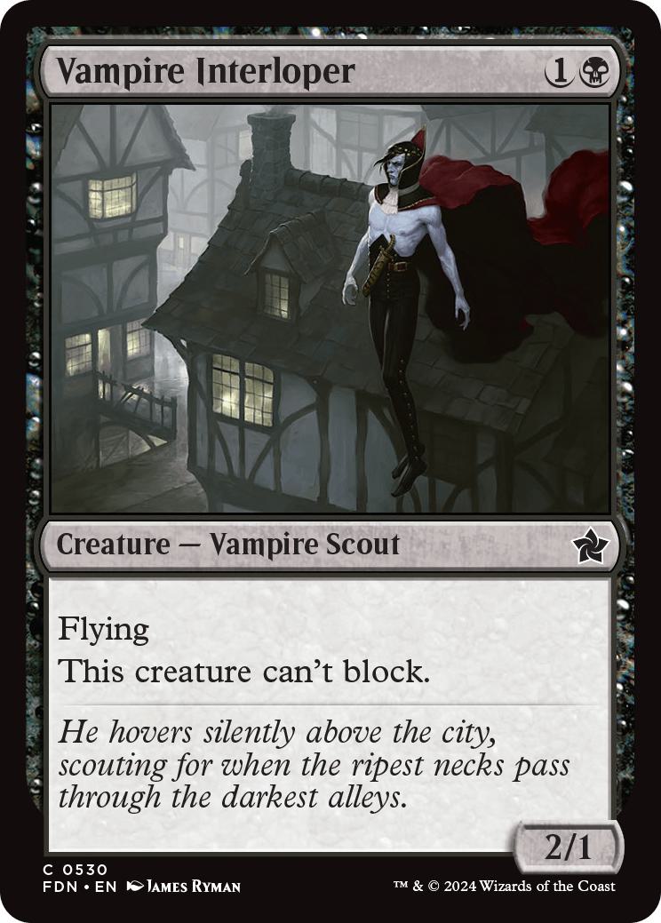 Vampire Interloper [530] [Foundations] [Non-Foil]