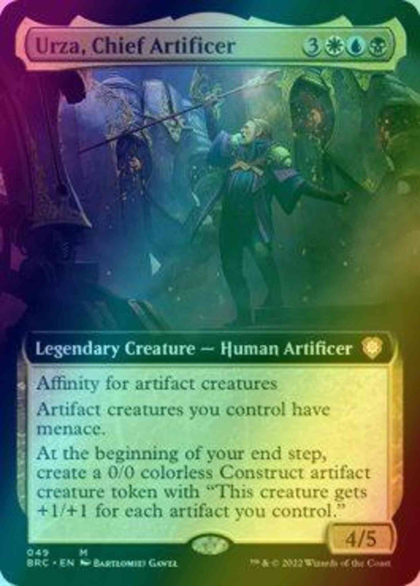 Urza, Chief Artificer [49] [Extended Art] [The Brothers' War: Commander] [Foil]