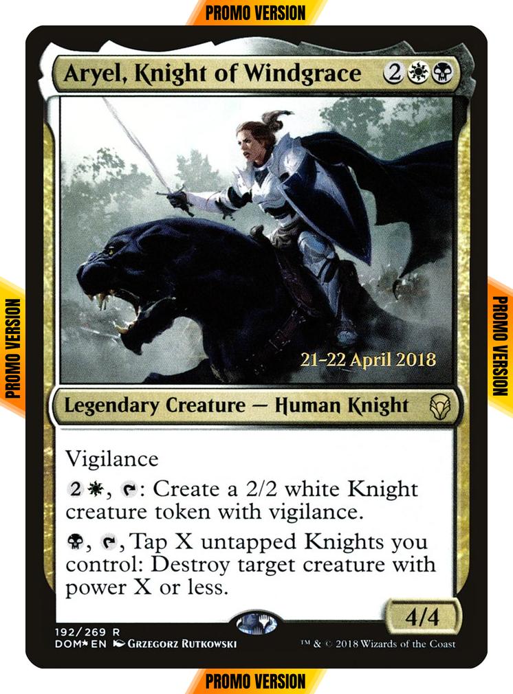 Aryel, Knight of Windgrace [192s] [Dominaria Promos] [Foil]