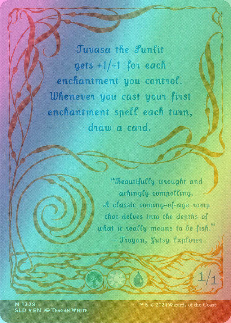 Tuvasa the Sunlit // Tuvasa the Sunlit [1328] [Borderless] [The Fairest Drop of All] [Secret Lair Drop] [Foil]