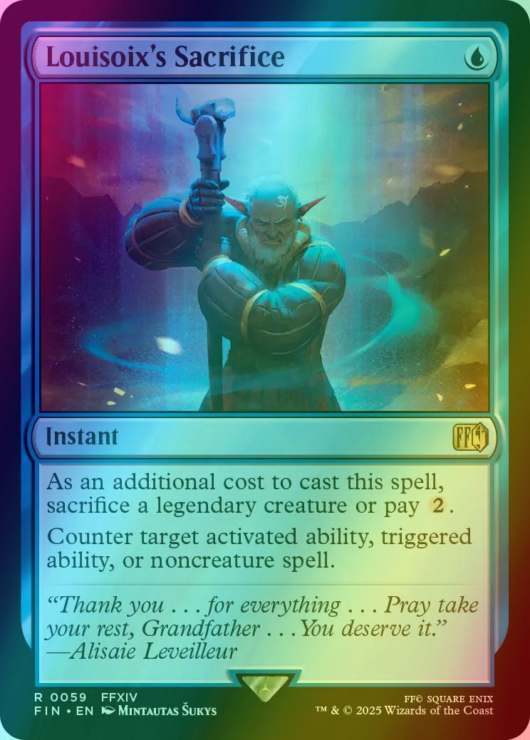 Louisoix's Sacrifice [59] [FINAL FANTASY] [Foil]