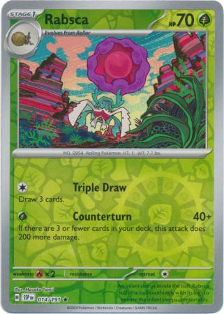 Rabsca - 014/191 - Rare [sv08-014] [Reverse Holo]