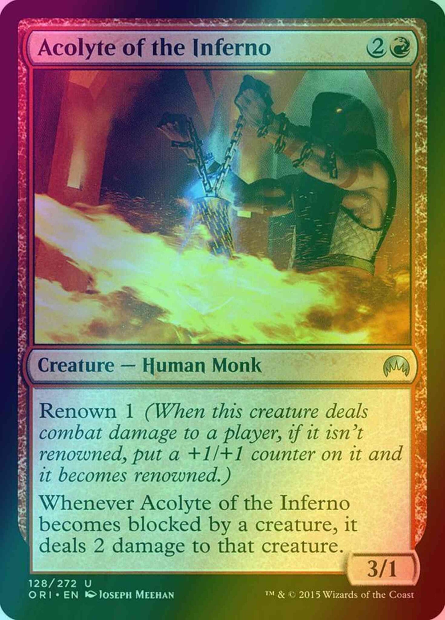 Acolyte of the Inferno [128] [Magic Origins] [Foil]