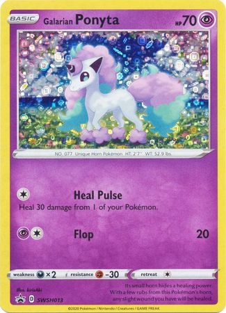 Galarian Ponyta - SWSH013 - Promo [General Mills Sequin Holo] [SWSHP-SWSH013] [Holo]