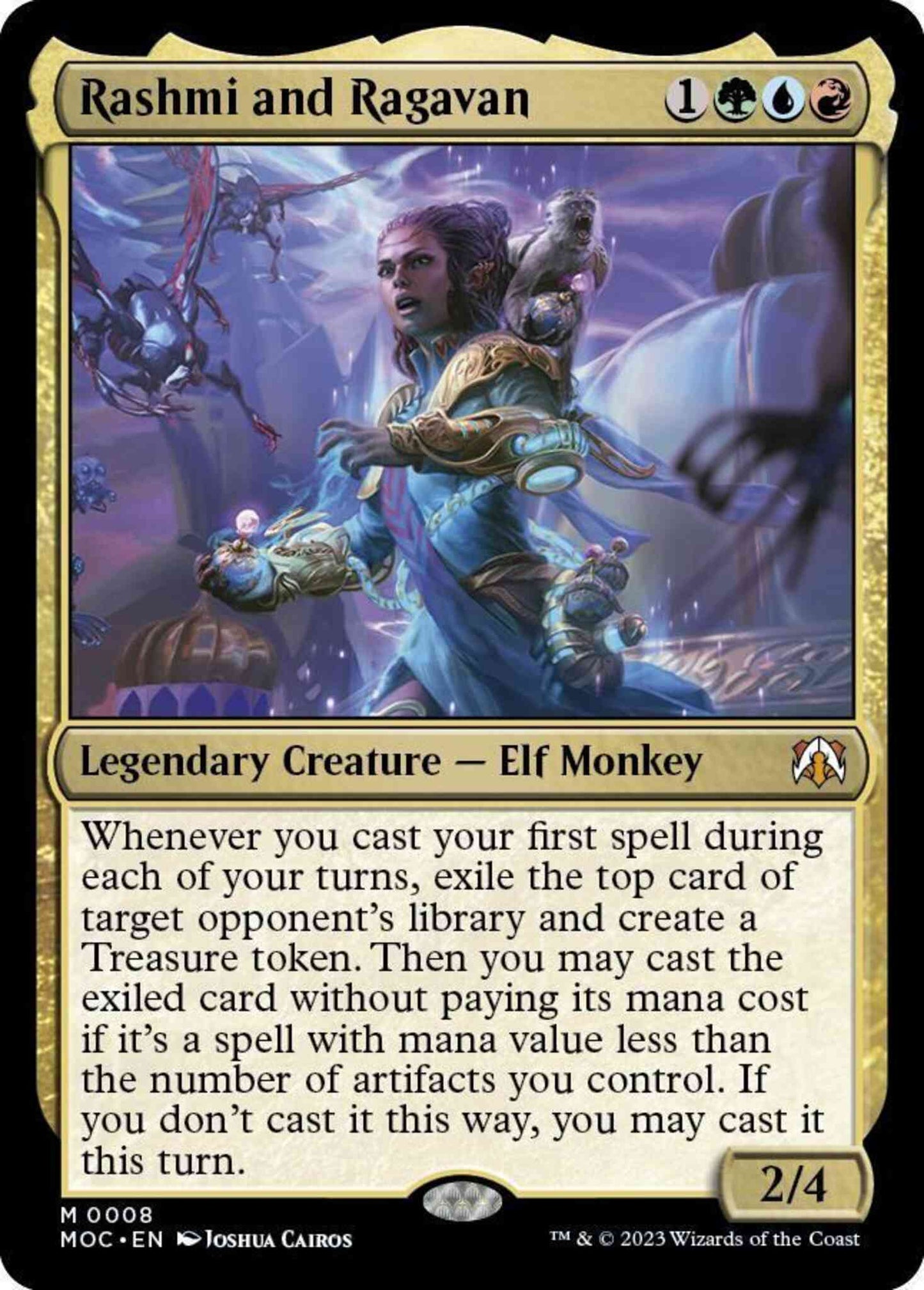 Rashmi and Ragavan [8] [March of the Machine: Commander] [Non-Foil]